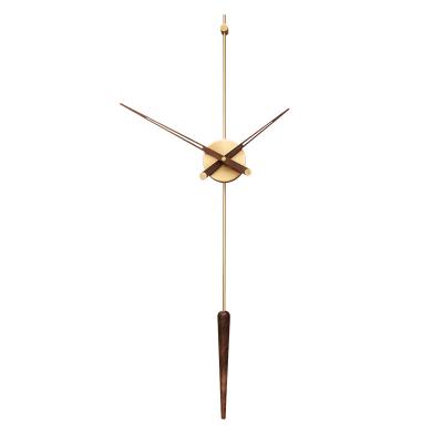 China Minimalist Nordic Creative Living Room Decoration Personality Art Clock Fashion Modern Simple Concept Art Wall Clock for sale