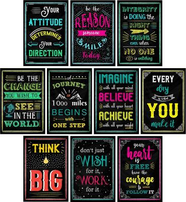 China Fashion creative chalkboard designs motivational posters for classroom and office decorations for sale