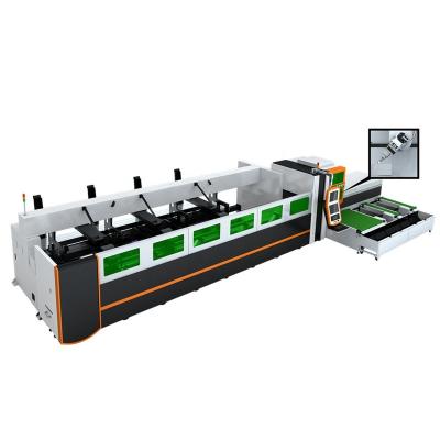 China Chinese Manufacturer 3000W 4000W 6000W Laser Cutter Laser Gold Intelligent Bevel Tube Cutting Machine Laser Pipe Cutter for sale