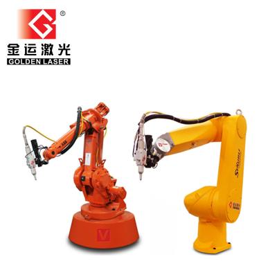 China Laser CUTTING Fiber Arm 3D Robotic Laser Cutter For Metal Tube / Pipe for sale