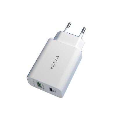 China BAVIN Luxury Mobile Charger USB Type C PD 18W 20W Wall Charger QC3.0 Original Quick Fast Charger With Cable For Max 11 Pro for sale