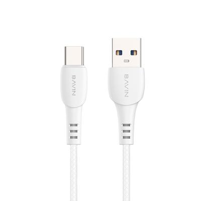 China BAVIN CB221 2.4A USB Charing Data Cable Fast Charging Fast Rounded Strong Wire For Mic/iPhone/Type-C for sale