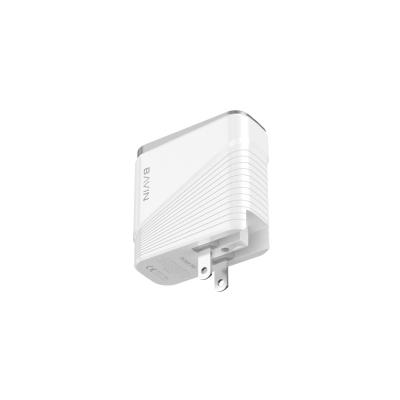 China Mobile Phone BAVIN PC522-PD+QC 3.0 Two USB Charger BAVIN PC-522 Fast Foldable Plug Wall Charger Adapter for sale