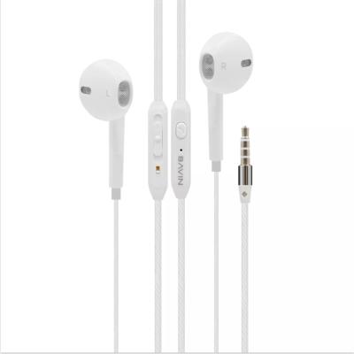 China BAVIN HX816 High Fidelity Dual Dynamic Noise Drivers Headphones Wired Earphone Aux. 3.5mm Jack Strong Bass Volume Control for sale