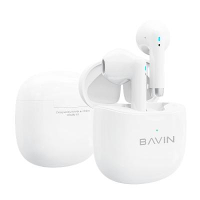 China Good Quality Bone Conductivity New Arrivals BAVIN BAVIN-19 Auto Pairing Earphone Earbuds BT 5.1 Radio For Music and Sound Box for sale