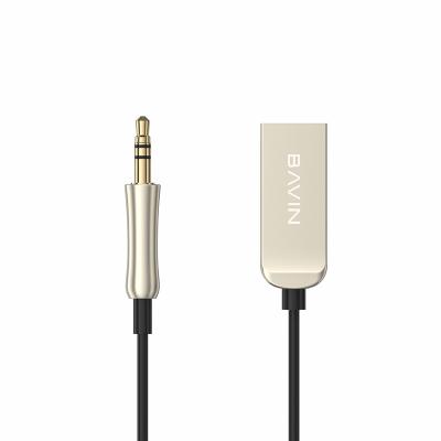 China BAVIN 07 microphone audio cable listening and 3.5MM audio male to male households cable AUX cables. Phone Car Speaker MP4 Earphone Audio for sale