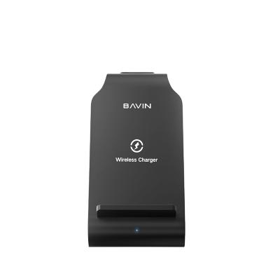 China BAVIN PC055 Mobile Phone TOP 3 in 1 15W Multifunctional Wireless Phone Stand Charger Support AirPods /iPhone /iWatch for sale