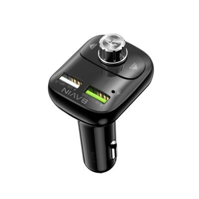 China Microphone Car Charging PD20W QC3.0 18W 2 USB Support TF Card Music Playing Function Car Charger Adapter Charger for sale