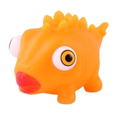 China Squeeze toy makers sell new bubble ball anti chicken pig dinosaur exhaust extrusion stress duct toys for sale