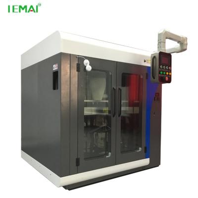 China Large Large High Temperature 3D Printer , High Temperature 3D Printer 750*750*750mm PEEK PEI 3D Printer With Two Nozzle for sale