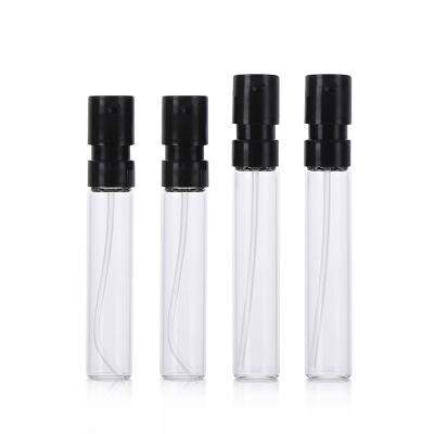 China Customized Good Price 1ml/1.5ml/2ml Separate Mini Personal Care Perfume Glass Bottle Travel Bottling for sale