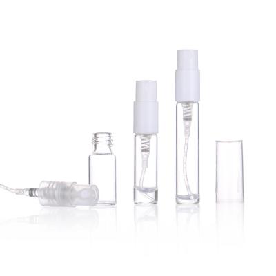 China Personal care-test yourself Perfume Spray Bottle 1ml/1.5ml/2ml/3ml Mini Perfume Spray Bottle With Sprayer Pump for sale