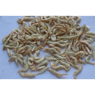 China Fish Food Competitive Price Finely Processed Raw Seafood Pet Food Freeze Dried White Shrimp for sale