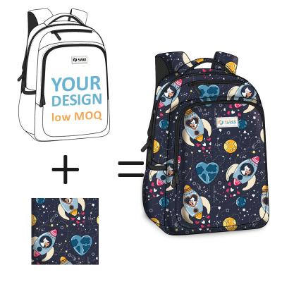 China Wholesale Fashion Hot Sale Cheap Waterproof 3 Pcs Set Canvas Young Girls Teenage Child Pop Kids Backpack School Bags for sale