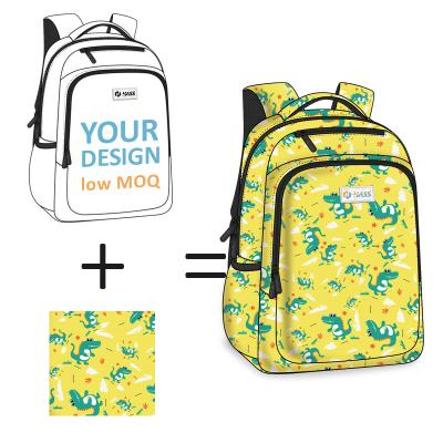 China Factory direct sale waterproof custom sublimation blank backpack school bag kid schoolbag for gifts for sale