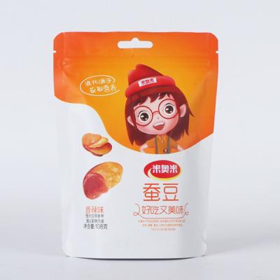 China Recyclable Packaging Bags 2021 Online Sale Plastic Aluminum Foil Clear Matte Stand Up Pouches Bag White With Zipper For Food Packaging for sale