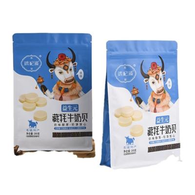 China Disposable Digital Printing Safety Food Grade Stand Up Pouch Cookie Plastic Packaging Bag With MOPP PET VMPET Plastic Material for sale