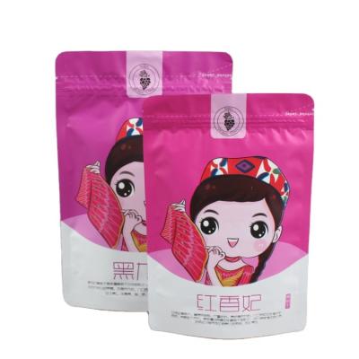 China Disposable Digital Printing Custom Printed Logo Pet Food Plastic Packaging Aluminum Foil Coffee Snacks Ziplock Holder Up Bags for sale