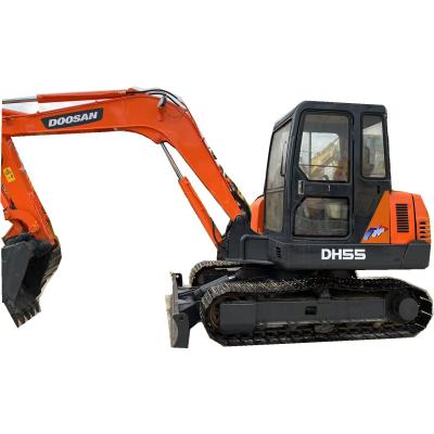 China Used Construction DH55 DOOSAN 220 300 Crawler Excavator High Quality Low Price Second Hand Construction 210 for sale