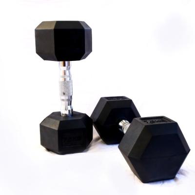 China Abrasion Resistance And Black Rubber Dumbbell Equipment Fitness Gym Dumbbell Adjustable Dumbbells for sale