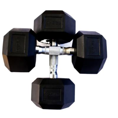 China High quality cheap price rubber coated power dumbbell gym lifting fitness and abrasion resistance for sale