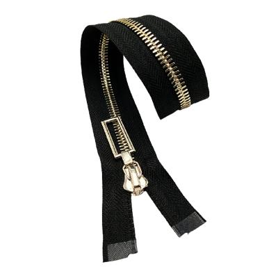 China Other low cost metal zipper in yard metal zipper metal zipper in different colors for sale