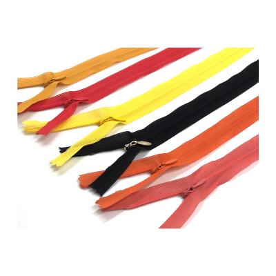 China No.3 Other Invisible Garment Accessories End-end Teardrop Drop Slider Zipper Manufacturer for sale