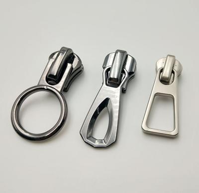 China Nickel Free Metal Zipper Slider Head Down Coat Other Coats Custom Head Zipper Slider for sale