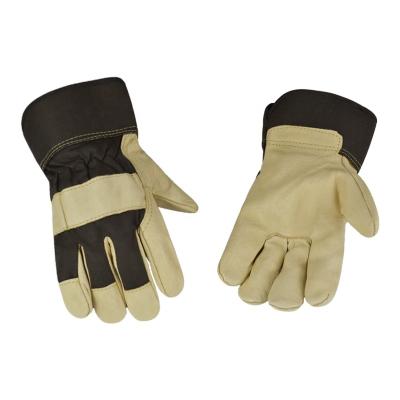 China Construction Anti-slip Soft Leather Garden Pigskin Work Welding Gloves for sale