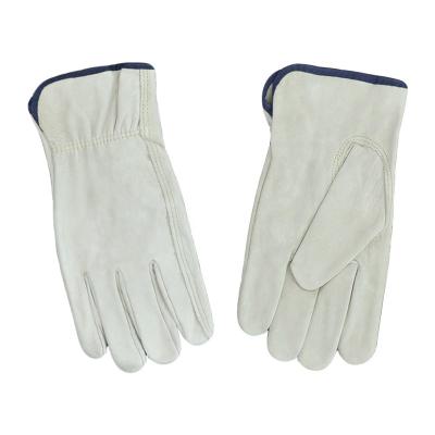 China Manufacturer Custom Cowhide Cut Anti-Slip Resistance Gloves Hunting Dielectric Leather Work Gloves for sale