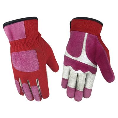 China Fashion Design Soft Pig Skin Safety Leather Gloves For Work for sale