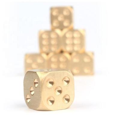 China High Quality Fashion Game Dice Metal Die/Bar Supplies Solid Brass Dies/Beautiful Enamel Matel Dies for sale