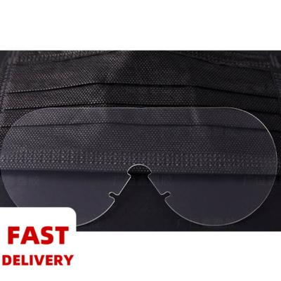 China Waterproof made in Xiamen injection polycarbonate PC sunglasses one piece lens for sports sunglasses for sale