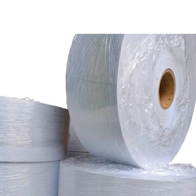 China Waterproof High Quality 80gsm Label Semi Self Adhesive Paper Label Sticker In Jumbo Rolls for sale