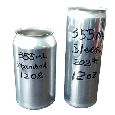 China 350ml/12OZml 473ml/16ozml Beverage Aluminum Cans Aluminum Beverage Cans And Pop Empty Beer Cans for sale