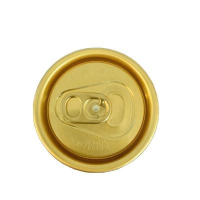 China 2021 Non-Refillable B64 202# Aluminum Cover, 200# Lid Cover Aluminum Cans CDL Gold Color Lettering Aluminum Lid Beer Cans Cover for sale