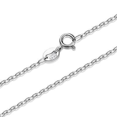 China ATHENAA Jewelry Nickel and Lead Free Multi-colors Plated 925 Sterling Silver Jewelry O Shape Chain Necklace for sale