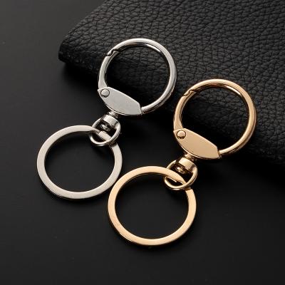 China DIY Metal Spring Ring Key Chain Metal Key Chain Accessories for sale