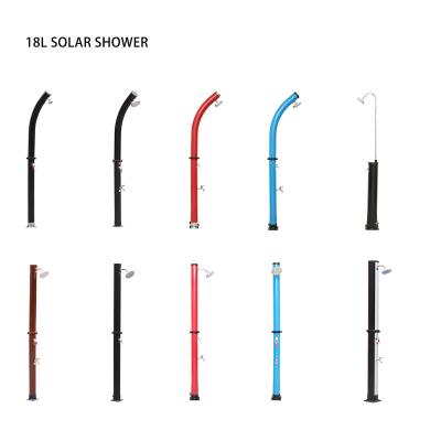 China Hot Selling 18L Outdoor Pool Shower Garden Large Capacity Tank Outdoor Rainfall Shower Outdoor Shower for sale