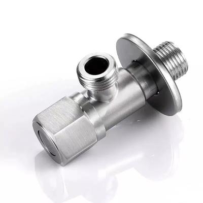 China Amazon Water Control Bathroom Accessories Modern Stainless Steel Corner Seat Valve 1/2 for sale