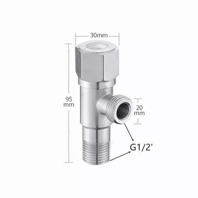 China Modern hot sale modern pneumatic sanitary toilet accessories brass angle valve for sale