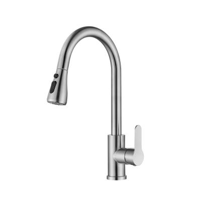 China Other Design 2022 Graphic Pull Out Mix Sink Faucet Spout Faucet Kitchen Faucet for sale