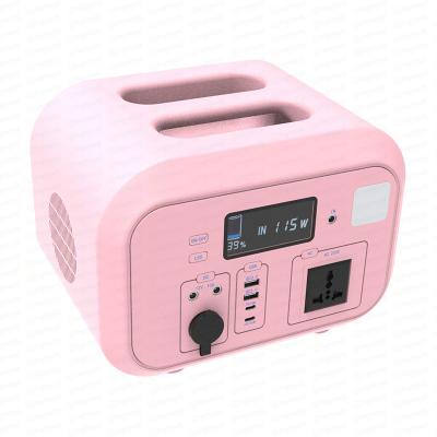 China Type C All in HQ Mount Smallest 600 Watt Portable New Energy Power Station 600w Solar Generator with Solar Panel for sale