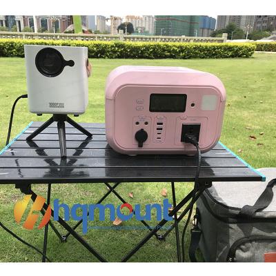 China Type C 600w Emergency Solar Generator Power Storage with light USB Rechargeable Battery 110V 220V 500W Portable Power Station for sale