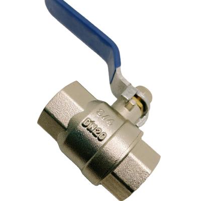 China 2 way manual female brass ball valve pn16 for sale