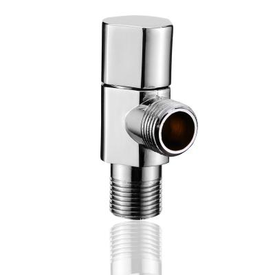 China BOYATU Angle Valve Kitchen Faucet General Hot Water Valve Brass Body 1/2 Inch PN16 Manual 1 Year BYAV-01910 DN20-NPT Silver for sale