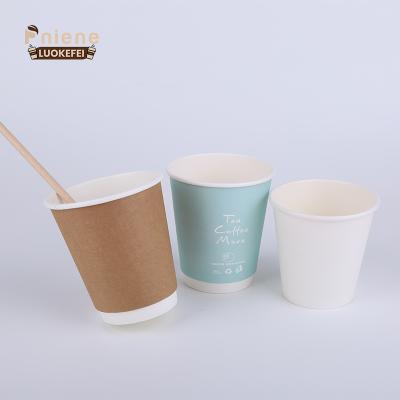 China Customized Disposable Top Selling Coffee Cups Disposable Printed Paper Price To Take Out Paper Cups for sale