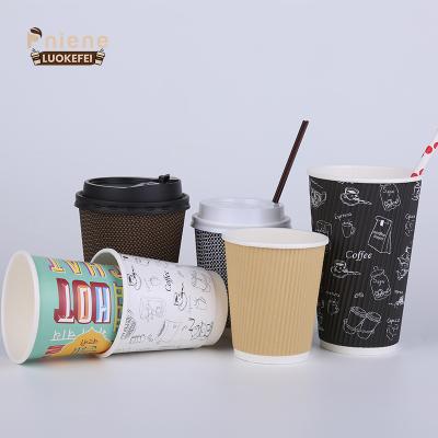 China Disposable Freestanding Paper Cups Drink Coffee Cups New Style Paper Cups for sale