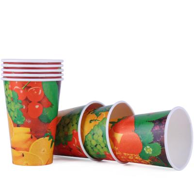 China Best Hot Selling Disposable Customized Printing Disposable Paper Cup For Cold Drink for sale