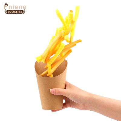 China High Quality Disposable French Fries Cup Custom French Fries Cup Health Safety Cheap French Fries Cup 12oz for sale